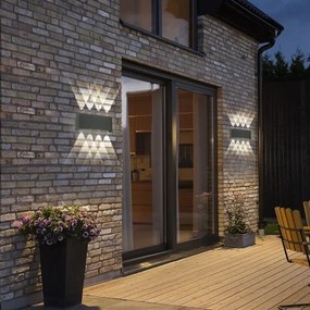 Brilagi - Lampada da parete LED per esterni FLAREBOX LED/8W/230V antracite IP65