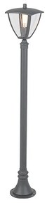 Lanterna da esterno moderna grigio scuro 136,5 cm - Platar