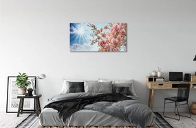 Quadro acrilico Magnolia Sky Sun 100x50 cm