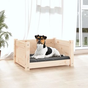 Cuccia per cani 55,5x45,5x28 cm in legno massello di pino