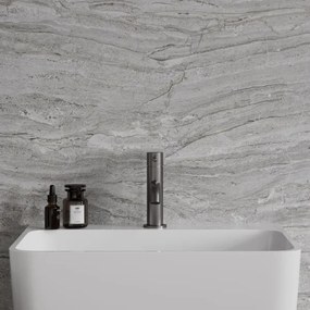 OMNIRES Y1210NGR - Rubinetto del lavandino Y 16,2 cm pettinato grafite