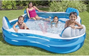 Intex - gonfiabile piscina quadra family 4 sedili cm. 229X229X66H