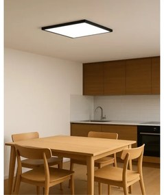 Plafoniera da soffitto LED 24W/230V 3000/4000/6500K 30x30 cm nera