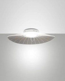 Vela plafoniera bianca l.59x43cm a led 3000k - 24w - 4000 lm dimmer...