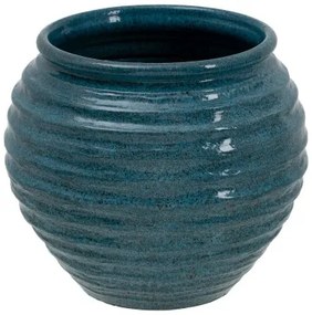 Vaso 39 x 39 x 37 cm Ceramica Azzurro