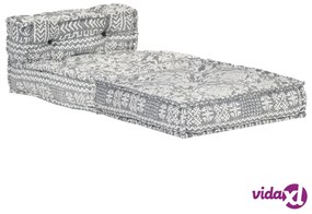 vidaXL Pouf Modulare Grigio Chiaro in Tessuto