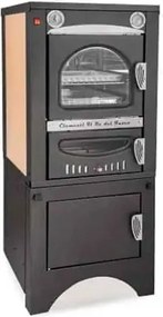 Forno A Legna Da Incasso 40x50 Cm Cottura Indiretta Smile Antracite Clementi