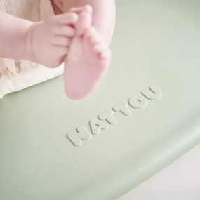 Nattou - Tappetino per il cambio SOFTY 50x70 cm verde