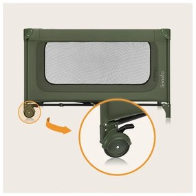 Lionelo - Lettino da viaggio JASMIN EASY FOLD Verde oliva