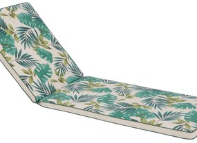 Cuscino per lettino in poliestere MARJORIE multicolore 190 x 65 x Sp 5 cm