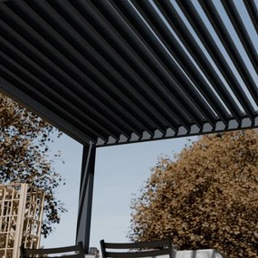 Pergola bioclimatica motorizzata Ombréa autoportante 3x6M (vari colori)