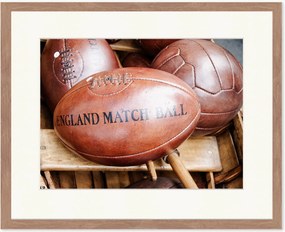 Foto incorniciata England Match Ball, varie misure