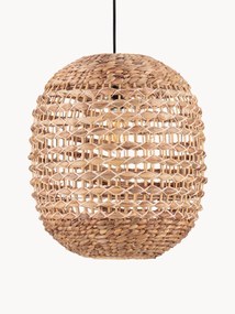 Lampada a sospensione in giunco con luce regolabile Bola