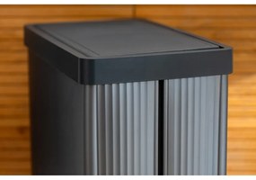 Cestino per la spazzatura rosa touch in plastica riciclata 54 l Verto High - Curver
