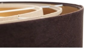 Lampadario su filo TRINITI 1xE27/60W/230V marrone/oro/beige