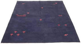 Gabbeh Tappeto orientale 170 x 240 Blu (Indian) Annodato A Mano