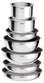 Tefal - Set di pentole da 15 pezzi INGENIO COOK in acciaio inox