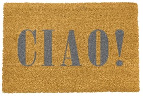 Stuoia di cocco naturale Grigio, 40 x 60 cm Ciao - Artsy Doormats