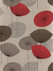 Sanderson Carta da parati Dandelion Clocks - Rot