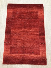 Loribaft Tappeto 130 x 80 Rosso (Iran) Annodato A Mano
