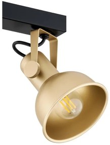 Argon 7144 - Faretto LENORA 2xE14/7W/230V oro/nero