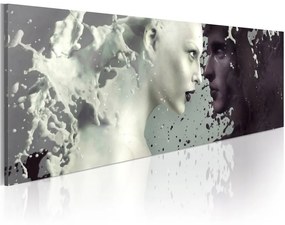 Quadro Demons in your eyes...  Colore Verde, Dimensioni e Misure 120x40