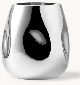 Vaso piccolo in vetro soffiato Mirror, alt. 17 cm