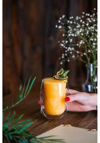 Set di 2 bicchieri da latte a doppia parete, 250 ml Geo - Vialli Design