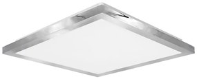 Top Light -Plafoniera LED da bagno SILVER LED/10W/230V IP44 28x28 cm cromo