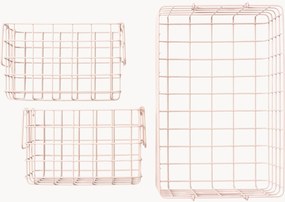 Set di 3 cestini in metallo Mustard Made