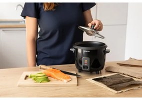Sencor - Cuociriso  300W/230V 0,6l nero