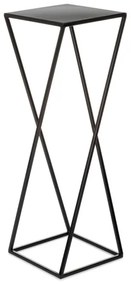 Portafiori 70x24 cm nero