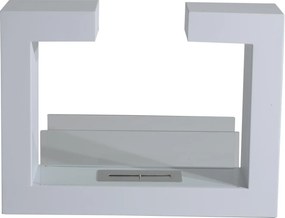 Camino a Bioetanolo da Pavimento 78x58 cm Bianco...
