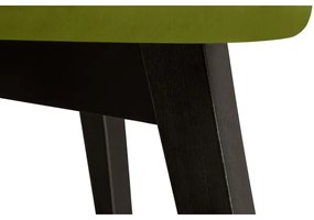Sedia da pranzo BOVIO 86x48 cm luce verde/faggio