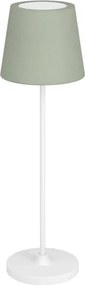 Eglo 75936 - Lampada da tavolo ricaricabile LED dimmerabile LEONERO LED/3,8W/5V 2000 mAh bianco/verde