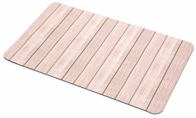 Tappetino da bagno in gomma marrone 50x80 cm Calista - douceur d'intérieur