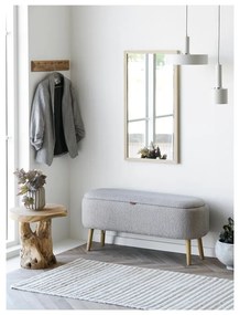 Attaccapanni da parete di colore naturale in rovere massiccio 50 cm Barco – House Nordic