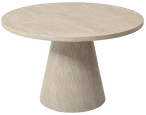 Tavolo da pranzo 4 persone in MDF Effetto travertino Beige - LARIOZA di PASCAL MORABITO