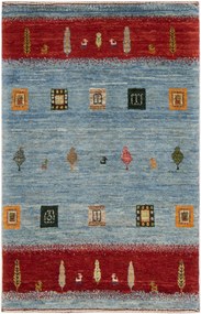 Loribaft Tappeto persiano 60x90 Blu (Iran) Annodato A Mano