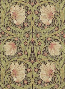Morris & Co Carta da parati Pimpernel - Bullrush/ Russet