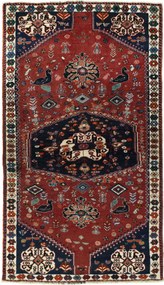Shiraz Tappeto persiano 190 x 110 Rosso (Iran) Annodato A Mano