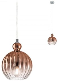 Redo 01-2064 - Lampadario a sospensione con filo PLUMEN 1xE14/40W/230V diametro 15 cm rame