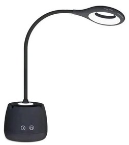Lampada da tavolo flessibile ricaricabile a LED dimmerabile LUSIA LED/5W/5V 3000/4000K 1200 mAh nero