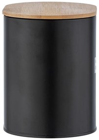 Contenitore da bagno nero con coperchio Gara - Wenko