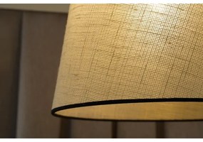 Duolla - Lampadario a plafone YUTE 1xE27/15W/230V diametro 38 cm grigio/nero