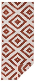 Tappeto da esterno marrone e crema , 80 x 250 cm Malta - NORTHRUGS