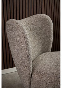 Poltrona beige in tessuto bouclé Elmont - Actona