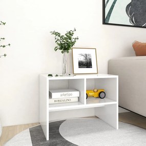 Tavolino Bianco 60x40x45 cm in Legno Multistrato