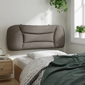 Cuscino testiera tortora 100 cm in tessuto