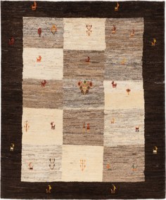 Gabbeh Tappeto 180x150 Beige (Iran) Annodato A Mano